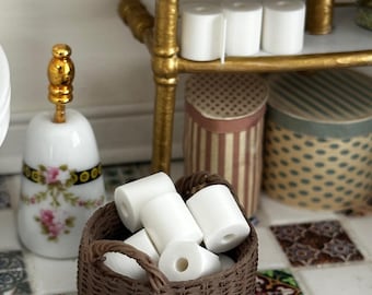 Dollhouse Miniature 1:12 Toilet Paper