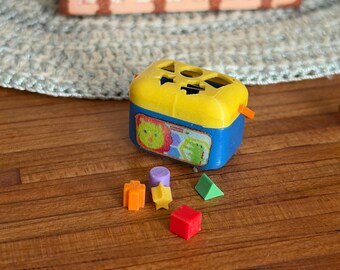 Miniature Shape Sorter Toy 1:12 Scale