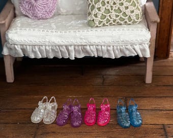 Dollhouse Miniature 1:12 Jelly Shoes