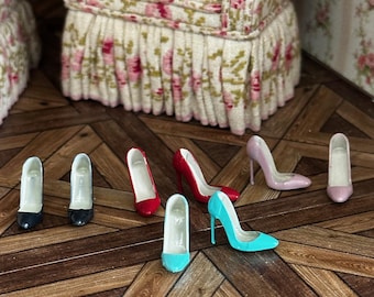 Dollhouse Miniature 1:12 High Heel Shoes