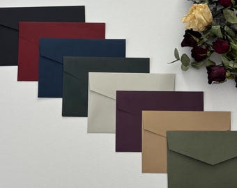 Enveloppes de mariage de luxe, Enveloppes colorées pour faire-part, Enveloppes de mariage éclatantes, Enveloppes colorées haut de gamme pour événements, 140 x 200 mm