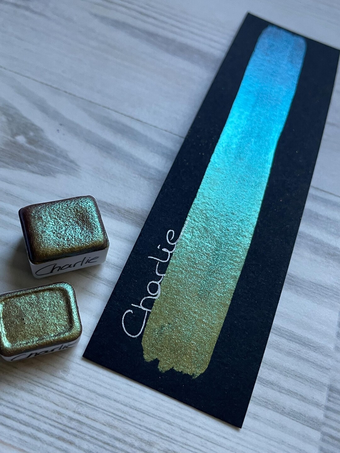 Charlie | Watercolor Paint | Triple Shifter | Vegan | Lettering | Hand ...