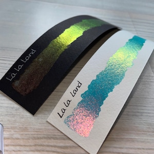 ララランド |水彩絵の具 | 写真水彩|スーパーシフター |ビーガン |レタリング |ハンドレタリング | 写真書道 |シマーカラー |メタリック塗装