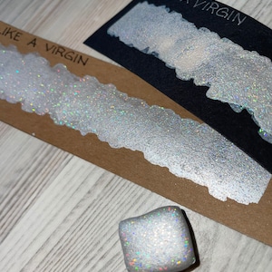 Like a Virgin | Watercolor paint | Watercolor 1/2 pan | Holo | vegan | calligraphy | shimmer paint | metallic paint