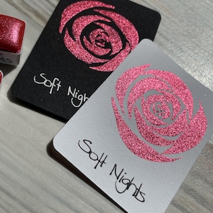 Soft Nights | Aquarellfarbe | Watercolor | Chrome | vegan | Lettering | Handlettering | Kalligraphie | Schimmerfarbe | Metallicfarbe