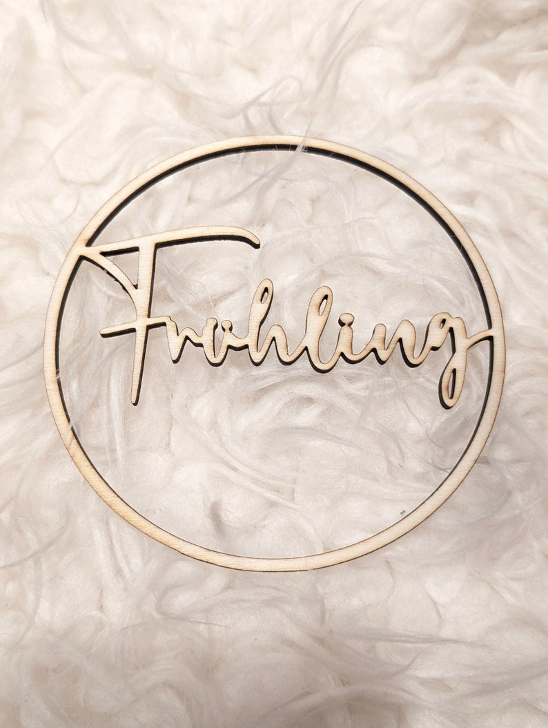 Spring Wreath Door Wreath Template Laser Cut SVG to Download Etsy