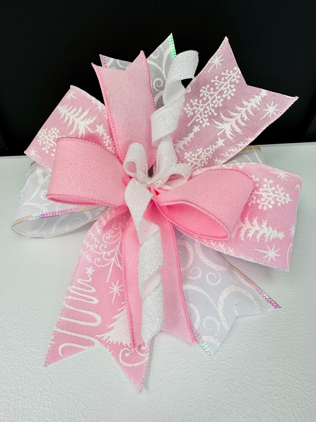 Pink Christmas Bows 