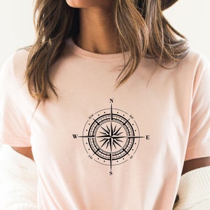 Compass T-Shirt, Camping T-Shirt, Adventure Shirt ,Camp Lover Shirt,Camper T-Shirt ,Outdoor Tee,Hiking Tee,Wanderlust Tee ,Hiker Shirt,RS288