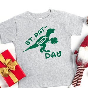 St. Patrick’s Rex Shirt - Shamrock Shirt - Lucky T-Rex - St. Patricks Boy Shirt -Lucky Dude - Dinosaur St Patricks Day Shirt-RS191