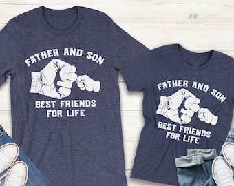 Father and Son Best Friends for Life Shirt, Daddy And Baby Shirt, Best Friend For Life, Father And Son Shirt, Daddy Shirt, Father's Day Gift