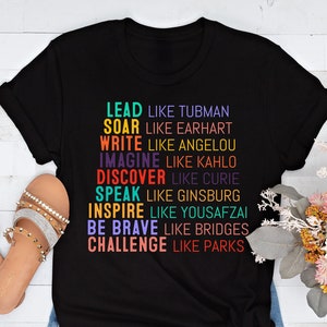 Feminist Icons T-shirt: Women's History Month Tee