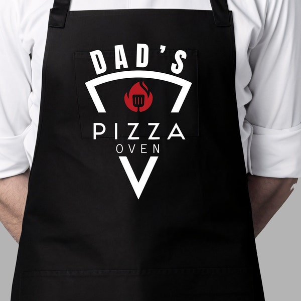 Dads Pizza Oven Apron, Pizza Chef Apron, Father's Day Gift, Granded Gift for Dad, Gift for Dad, Pizza Lover Gift, Gift Ideas For Father