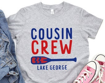 Cousin Crew Lake Shirt, Custom Summer Vacation T-Shirt, Personalized Kid Shirts,Nephew Niece Kid Youth Toddler Child Infant Bodysuit