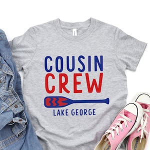 Cousin Crew Lake Shirt, Custom Summer Vacation T-Shirt, Personalized Kid Shirts,Nephew Niece Kid Youth Toddler Child Infant Bodysuit
