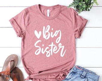 Big Sister Shirt: Pregnancy Announcement Tee