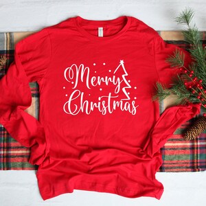 Christmas Shirt - Merry Christmas Shirt - Women's Christmas Shirt - Cute Christmas Tees - Christmas Shirts - Christmas Tees for Women, RS165