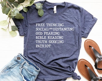 Truth Seeking Patriot Shirt: Free Thinking Christian Tee