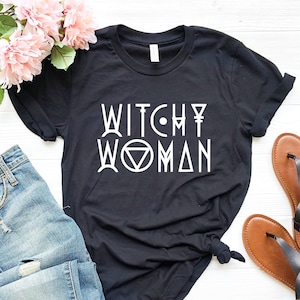 Witchy Woman Witchcraft Witch T Shirt Witch Tshirt Magic T | Etsy