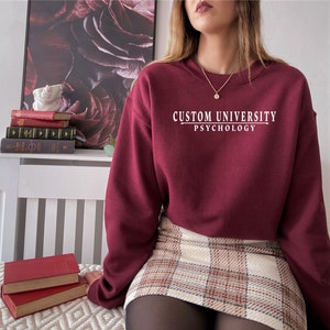 Custom College Sweatshirts, Custom University Sweatshirt, Custom Design University Sweatshirt, Personalized College Program Shirt,RS297