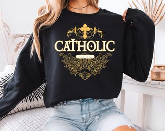 Catholic Since 33 AD Sweatshirt - Christian Faith-Based Tee