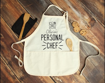 Personalized Chef Apron: Funny Grill Gift