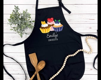 Customized Sweet Baker Apron, Cute Apron, Sweet Lover Apron, Cute Apron For Women and Man, Baker Gift, Personalized Gift