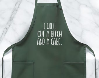 Funny Kitchen Apron: Sarcastic Chef Gift with Pockets