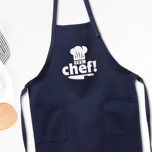 Yes Chef Apron, Funny Cooking Apron, Kitchen Aprons, Gift for Chefs & Foodies, Gift for Chefs, Kitchen Accessory, Chef Lover Apparel