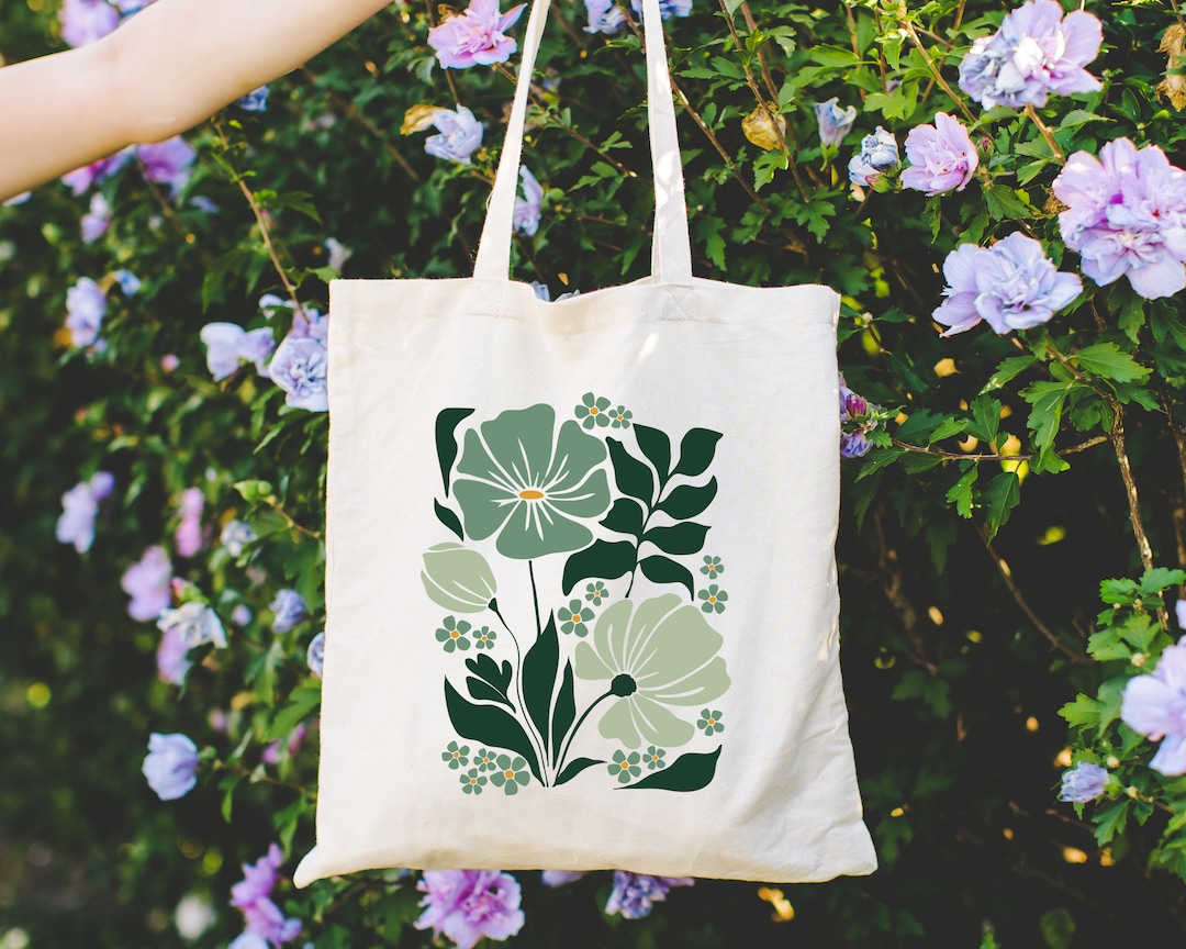 Pastel Floral - Sustainably Made Tote Bag