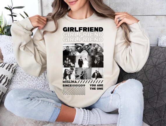 Custom Retro Girlfriend Shirt, Custom Face Shirt, 90s Vintage Photo Shirt, Bootleg Tee,Birthday Tee,Gifts for Girlfriend, Personalized Gifts