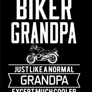 Motard Grand-père SVG, EPS, JPG