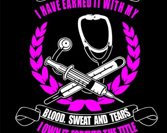 Nurse Title SVG, EPS, and JPG