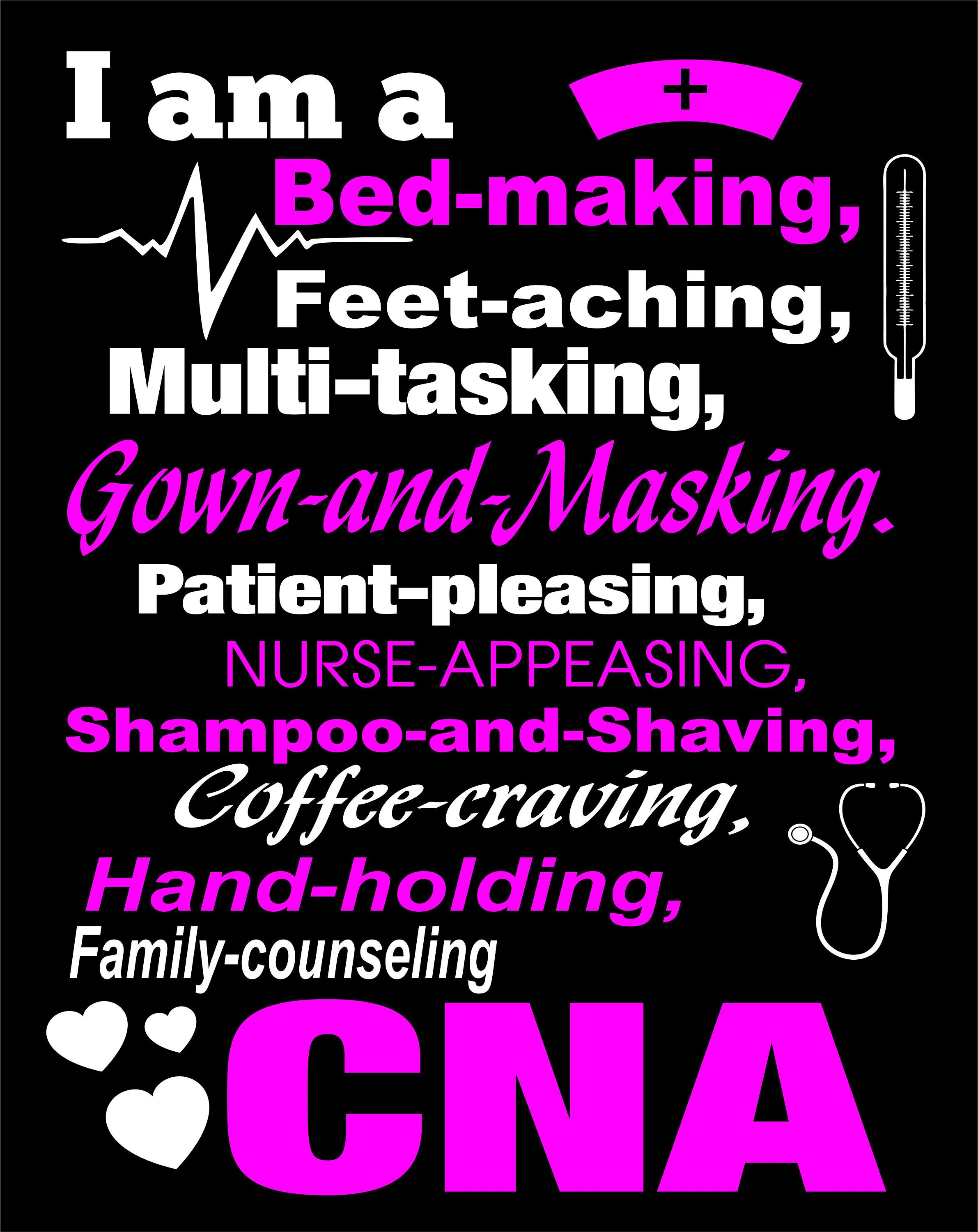 I AM A CNA SVG Etsy