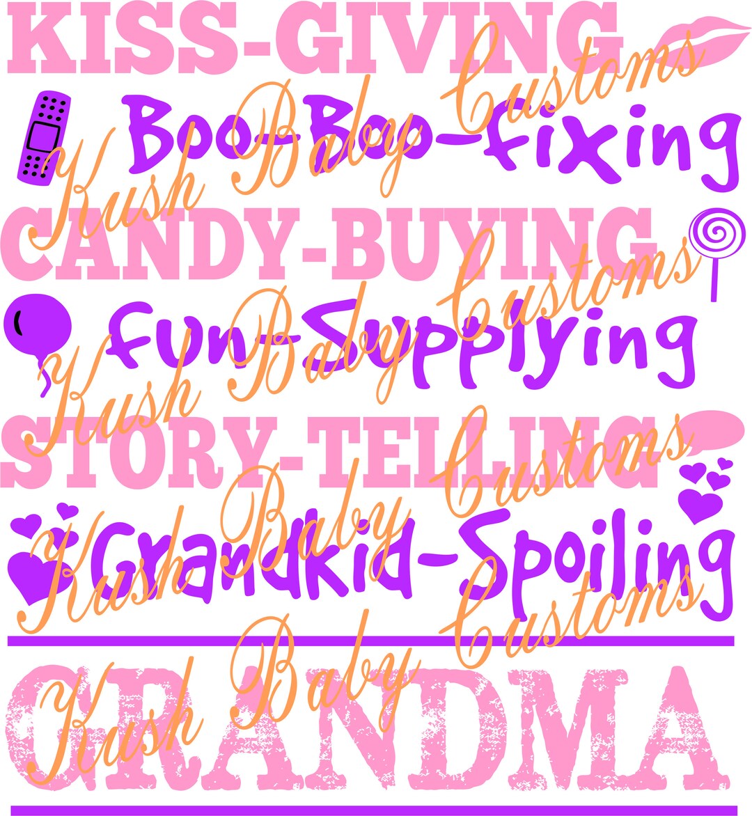 Proud Gramma.. SVG, EPS, JPG - Etsy