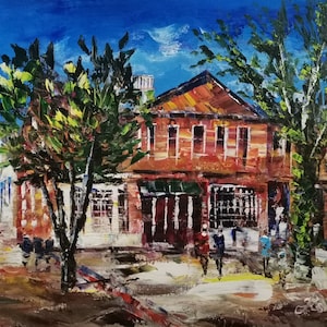 Cobble stone streets, Nantucket, Massachusetts-K.Sing-6075-Home Decor Holiday Artwork Texture Painting Dining Wall Art