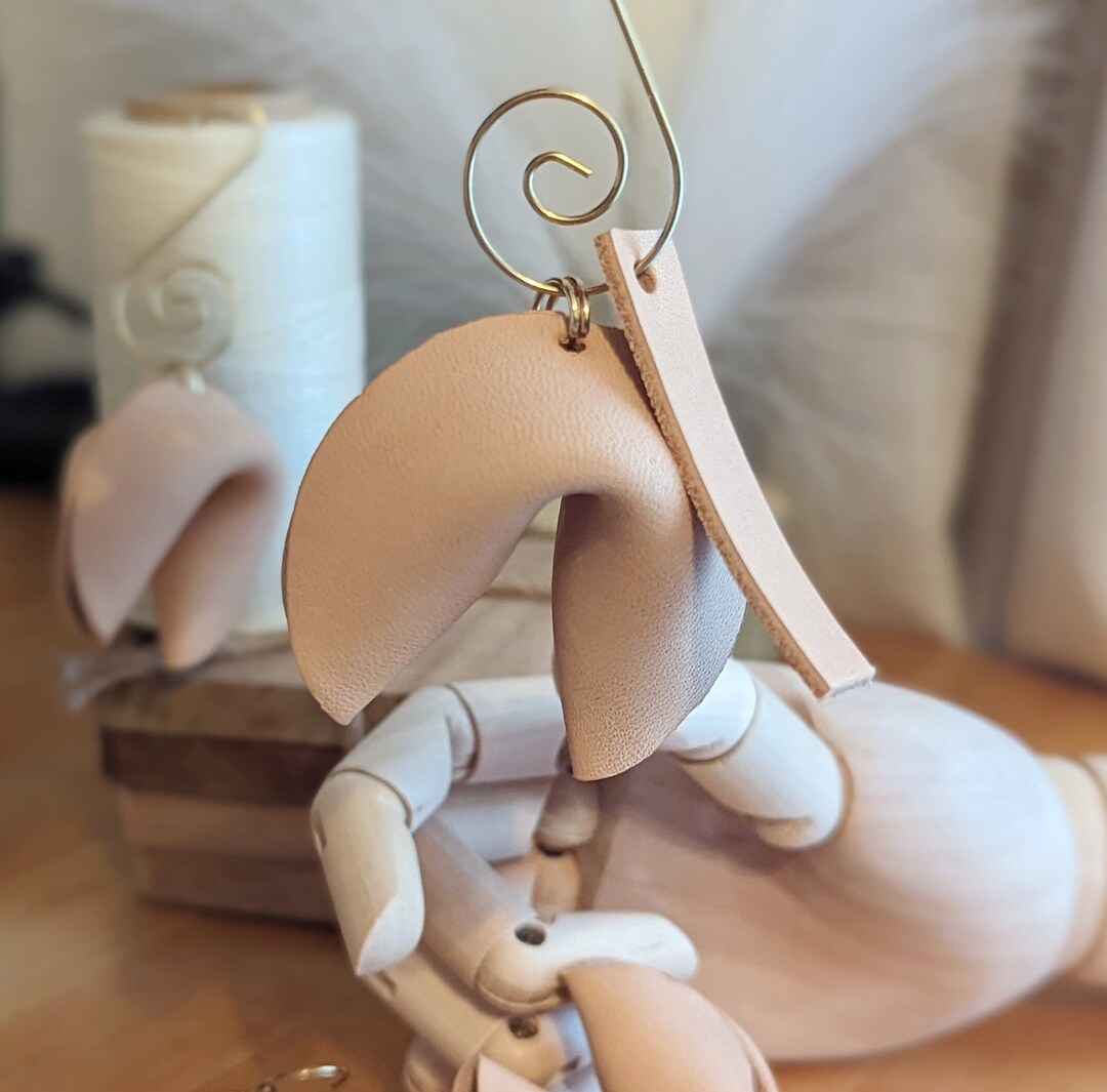 Fortune Cookie Christmas Ornament With Custom Fortune Message Etsy