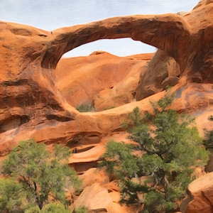 Arches National Park Dreamy Art Print Digital Download