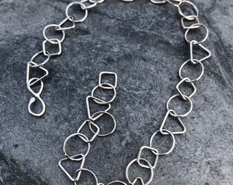 Sterling Silver Multishape Bracelet