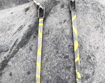 Keum Boo Square Drop Earrings