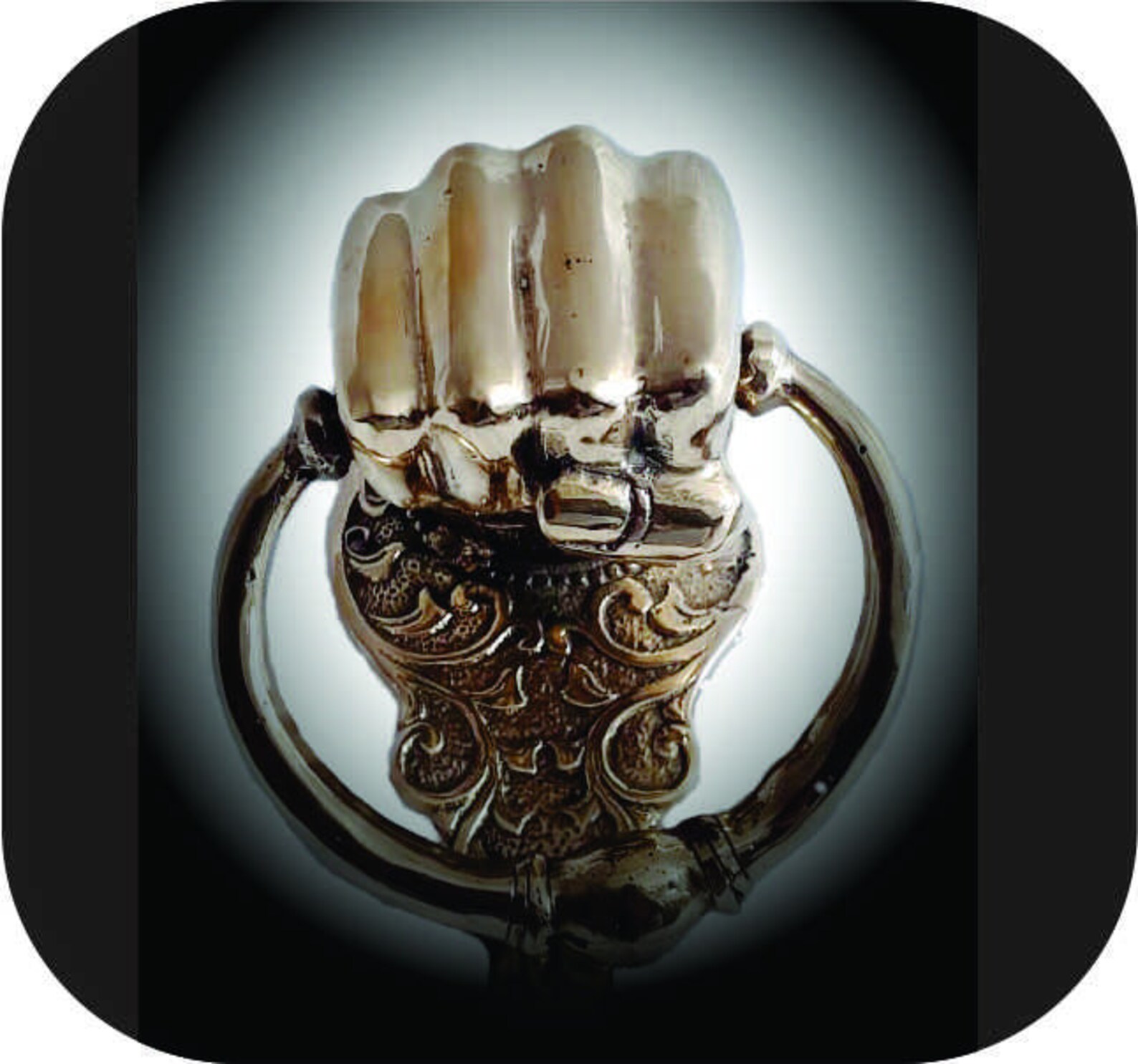 Unique Large and Heavy Fist Door Knocker Etsy