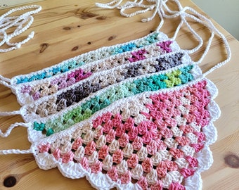 Cotton Crochet Hair Bandana