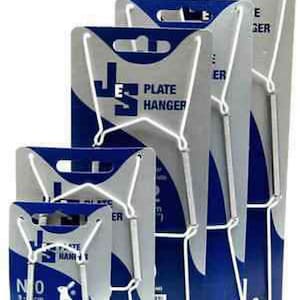 Choice 5 Sizes Wire Plate Hanger 3.5&quot;- 16&quot; Wall Display Jes Co England