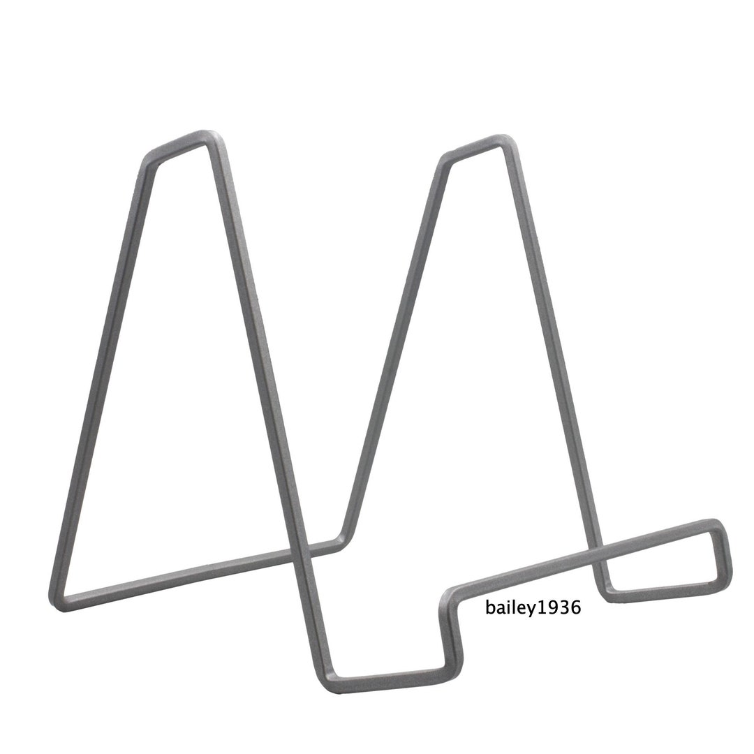 4 Silver METAL DISPLAY STAND Square Wire Stand for Etsy