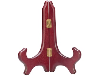 CHOICE of  5" 7" 9" ROSEWOOD MAHOGANY Wood Easel Plate Art Display Stand High Quality Item