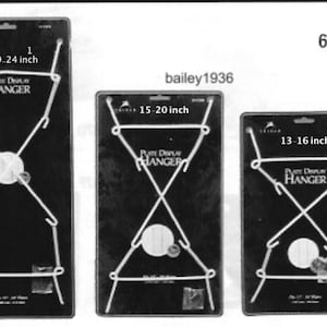 CHOICE of 3 Sizes White Plate Hangers HEAVY DUTY for Platters Tiles