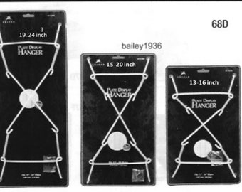 CHOICE of 3 Sizes White Plate Hangers HEAVY DUTY for Platters Tiles