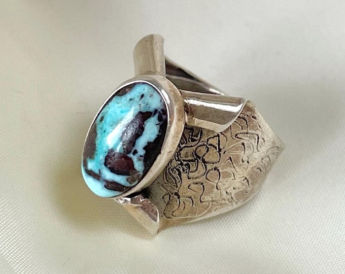 Turquoise Ring Sterling Silver