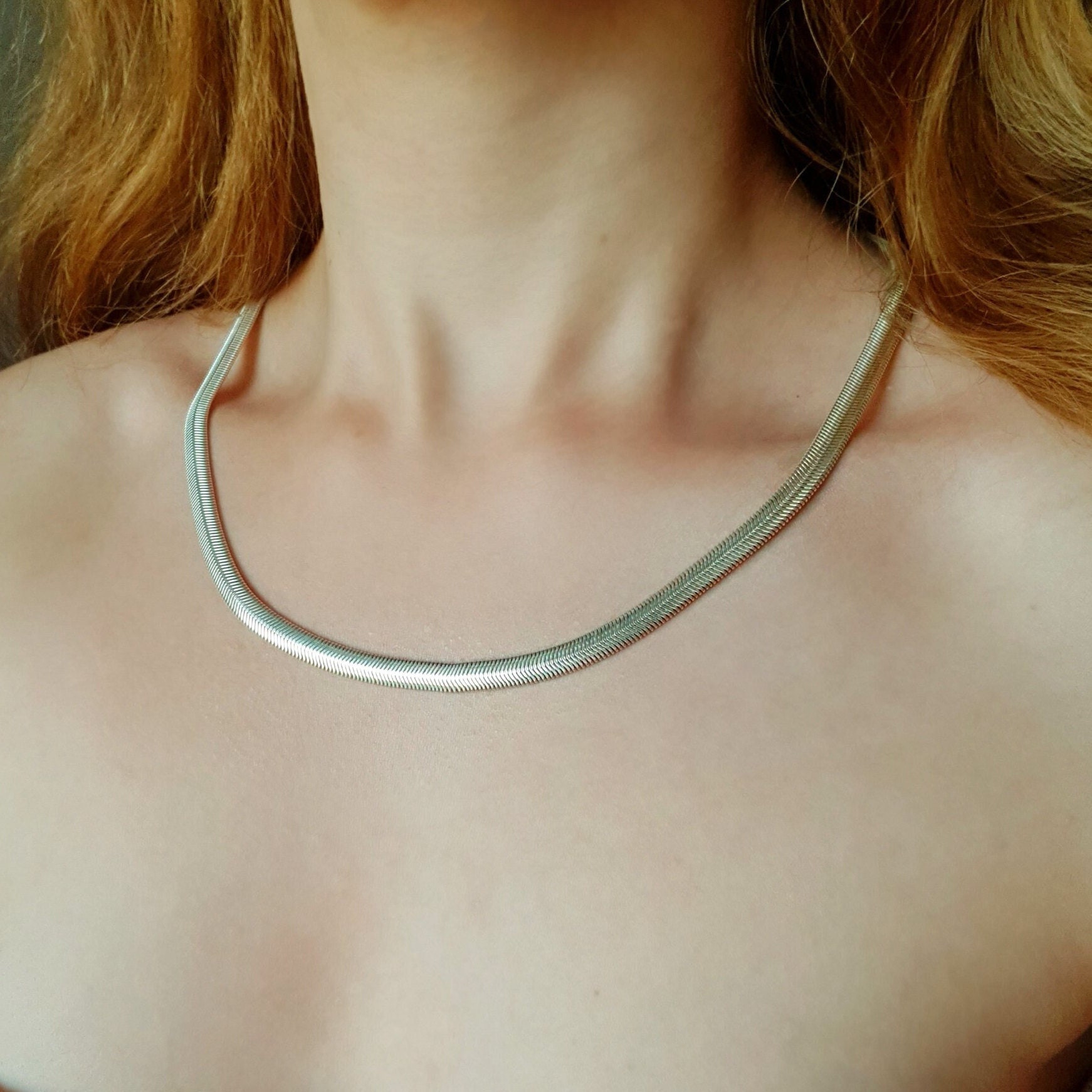 5 Silver Snake Chain Necklaces You Will Love