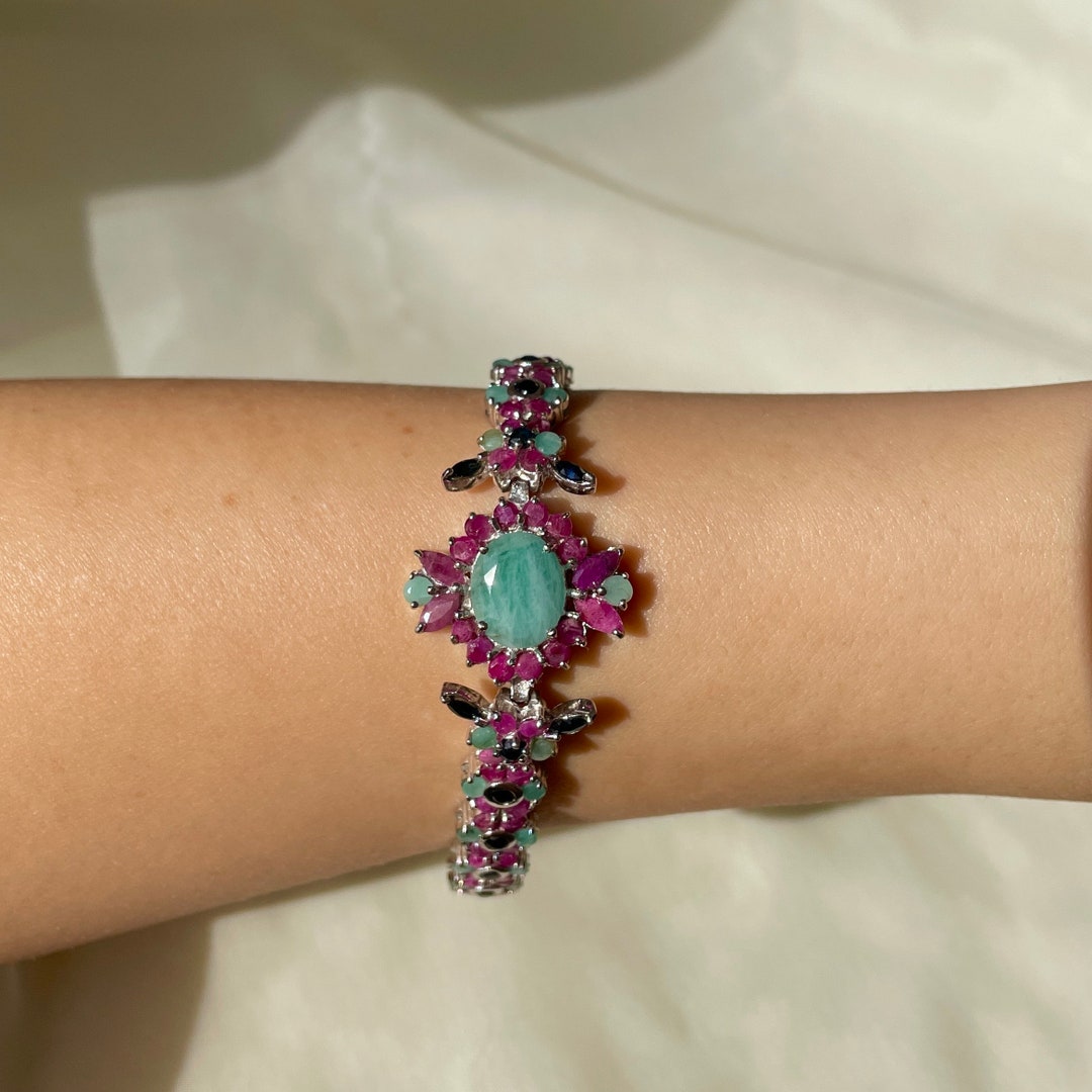 Multicolor Ruby Bangles-And-Bracelets - Sanvi Jewels Pvt. Ltd. - 2793125