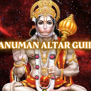 Lord Hanuman Evocation Guide | Hindu Deity Altar Guide